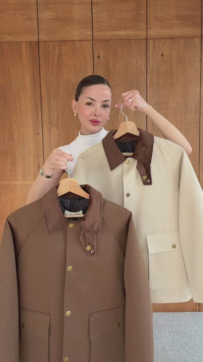 Barbour Kapitone Dolgulu Ceket TAŞ